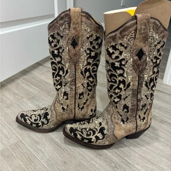 Corral Inlay Sequin boots - Picture 3 of 6